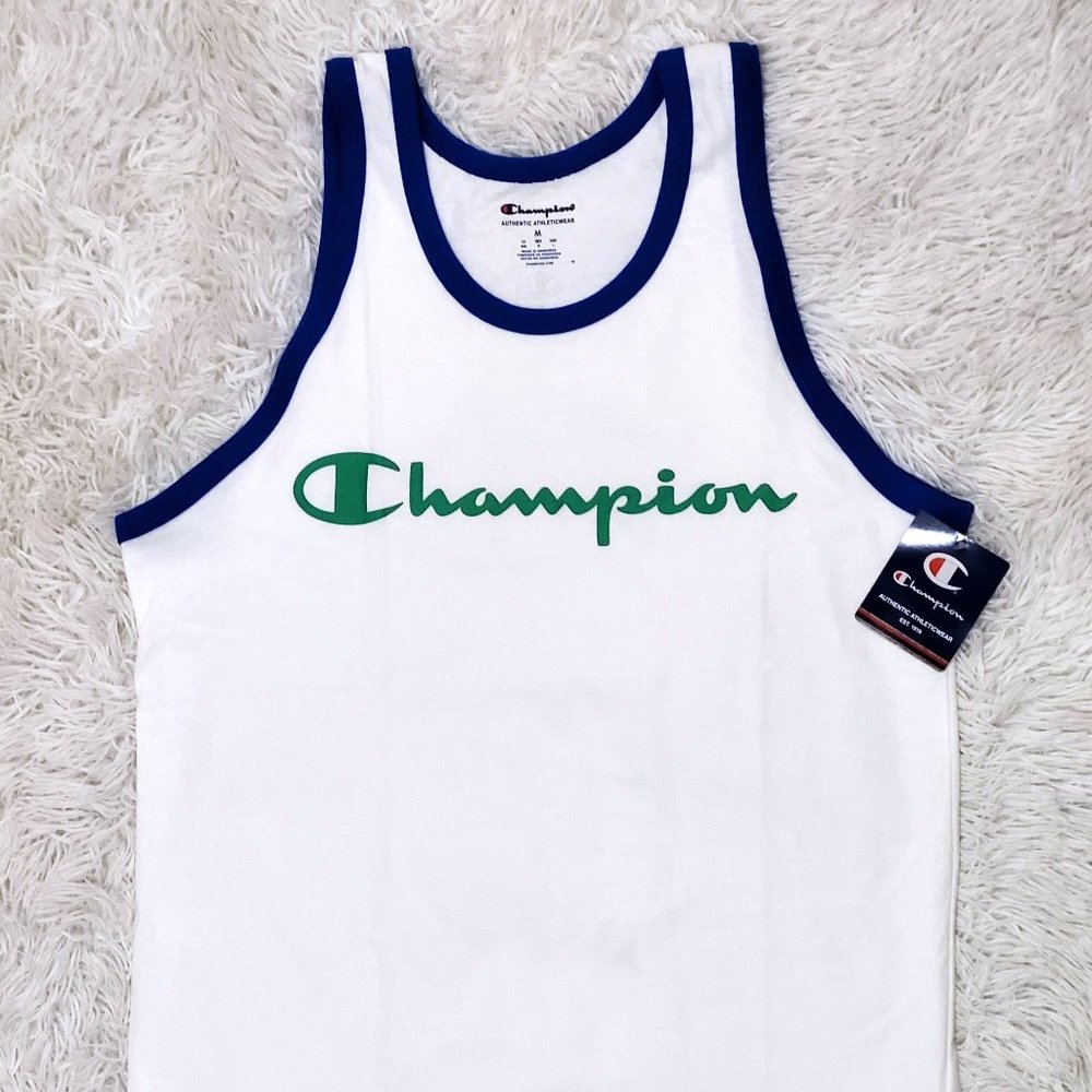 CHAMPION - Retro Jersey Tank, Script Logo